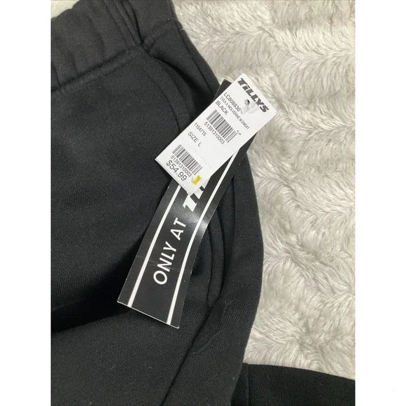 Marvel Wolverine Black Joggers Sweatpants Mens Large Tilly's Graphic Logo NWT - Picture 8 of 8